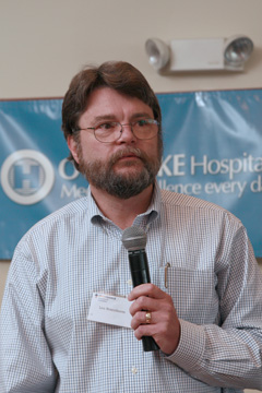 Leo speaking at the Providence Marianwood Foundation Luncheon