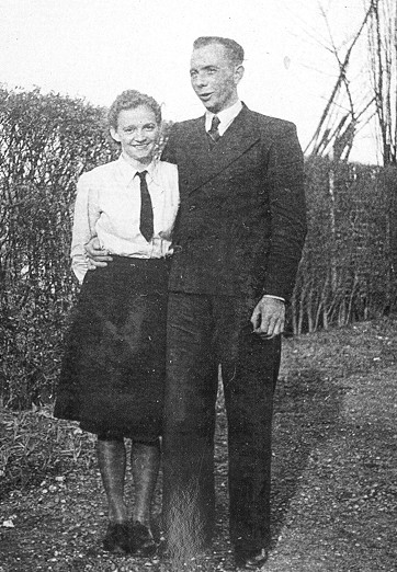 My mom & dad in 1942.