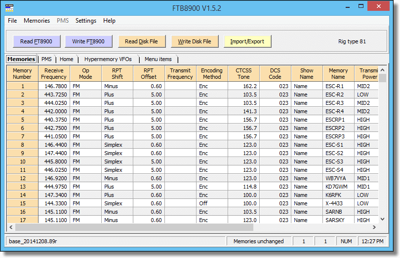 yaesu programming software problems