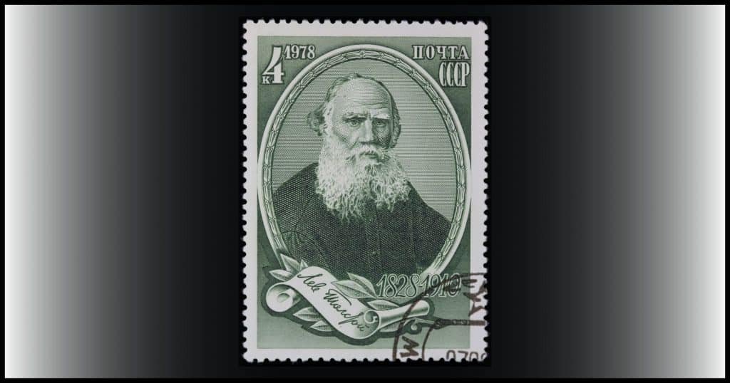 Leo Tolstoy postage stamp